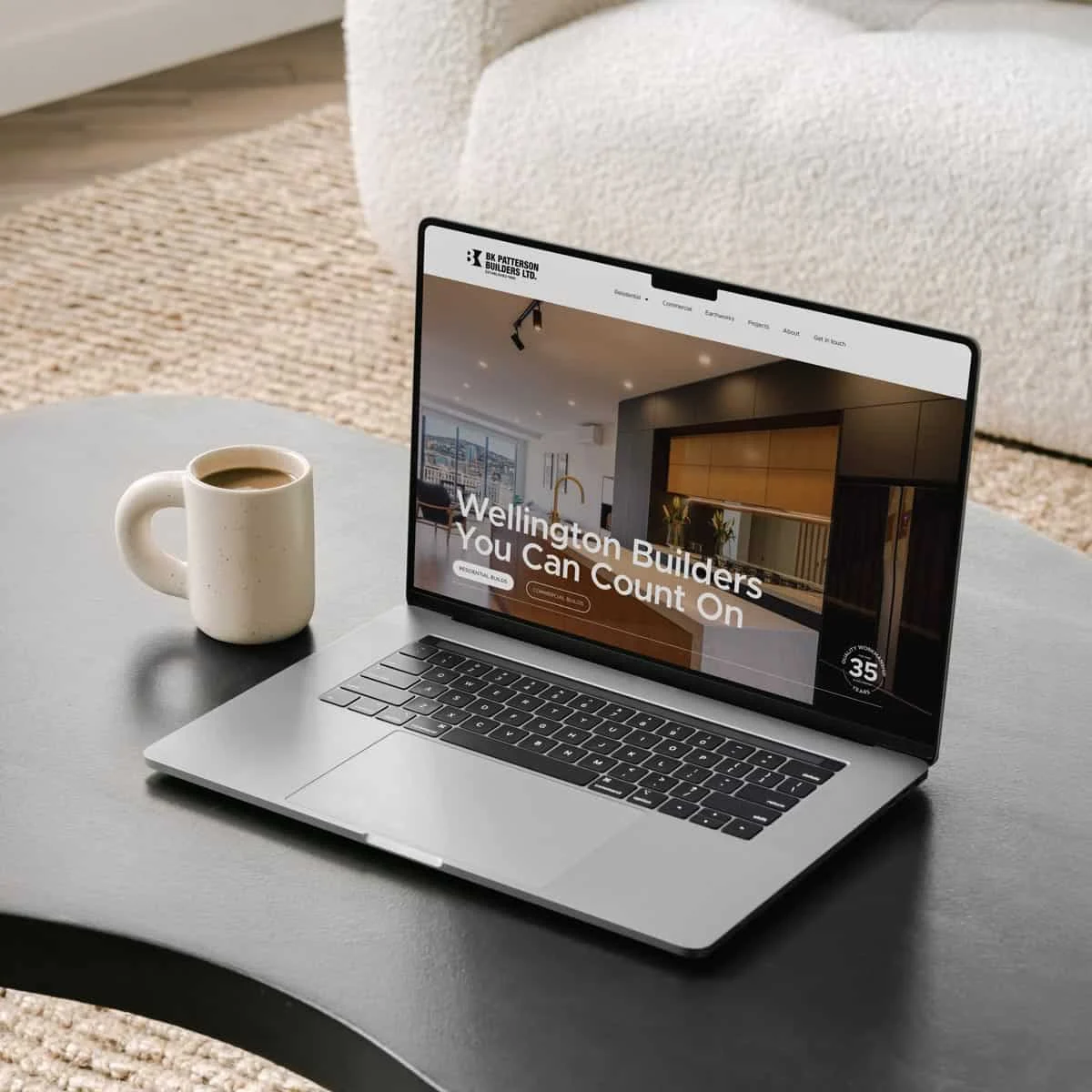 BK Patterson Builders web design